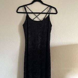 Charlotte Russe Black Backless Dress